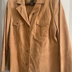 Lane Bryant Leather Suede Jacket 14/16
